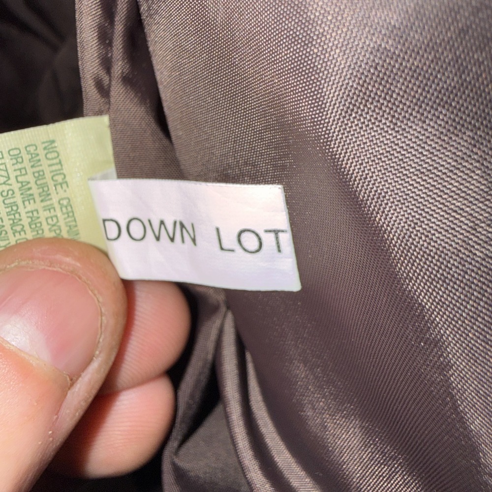 L.L. Bean Goose Down Puffer Vest Men's Large Brown Full Zip Snap‎ Outdoor - Picture 5 of 8
